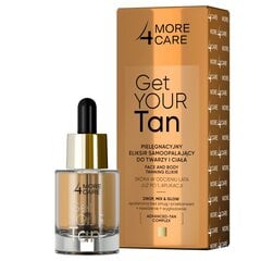 Savaiminio įdegio eliksyras veidui ir kūnui More4Care Get Your Tan!, 15 ml kaina ir informacija | Savaiminio įdegio kremai | pigu.lt