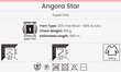 Mezgimo siūlai YarnAnrt Angora Star 100 g, spalva 551 цена и информация | Mezgimui | pigu.lt