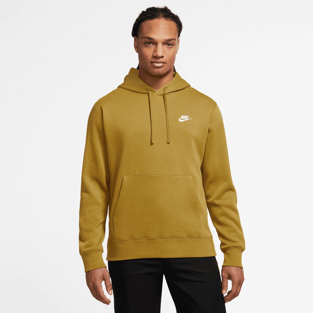 Nike vyriškas džemperis NSW CLUB HOODIE, geltona цена и информация | Džemperiai vyrams | pigu.lt