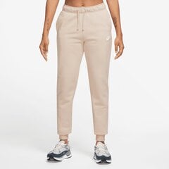 Женские спортивные штаны Nike NSW CLUB FLC MR PANT STD, белые цена и информация | Спортивная одежда женская | pigu.lt