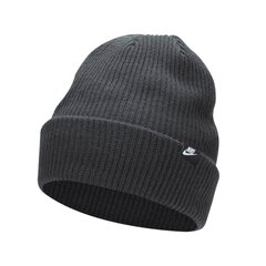 Шапка Nike PEAK BEANIE SC FUT L, темно-серая цена и информация | Женские шапки | pigu.lt