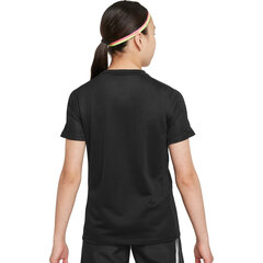 Nike vaikiški marškinėliai DF TRPHY23 SS TOP GX, juodi цена и информация | Рубашка для мальчиков | pigu.lt