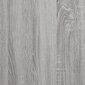 vidaXL Spintelė praustuvui, pilka ąžuolo, 58x33x60cm, apdirbta mediena kaina ir informacija | Vonios spintelės | pigu.lt