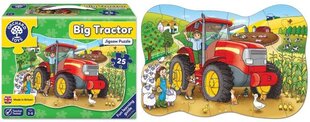 Dėlionė Orchard Toys Didelis traktorius, 25 d. kaina ir informacija | Dėlionės (puzzle) | pigu.lt