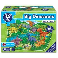 Dėlionė Orchard Toys Dideli dinozaurai, 50 d. цена и информация | Пазлы | pigu.lt