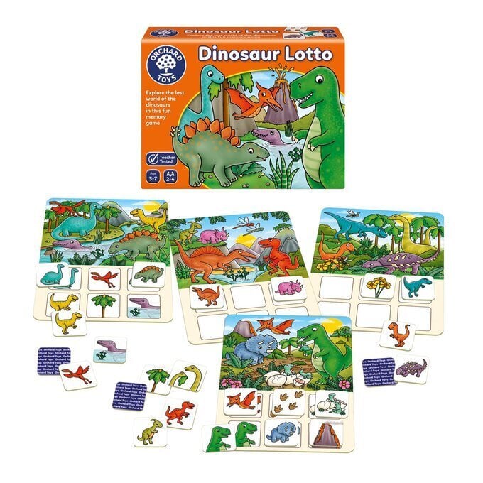 Žaidimas vaikams Dinozaurų loto, EN kaina ir informacija | Stalo žaidimai, galvosūkiai | pigu.lt