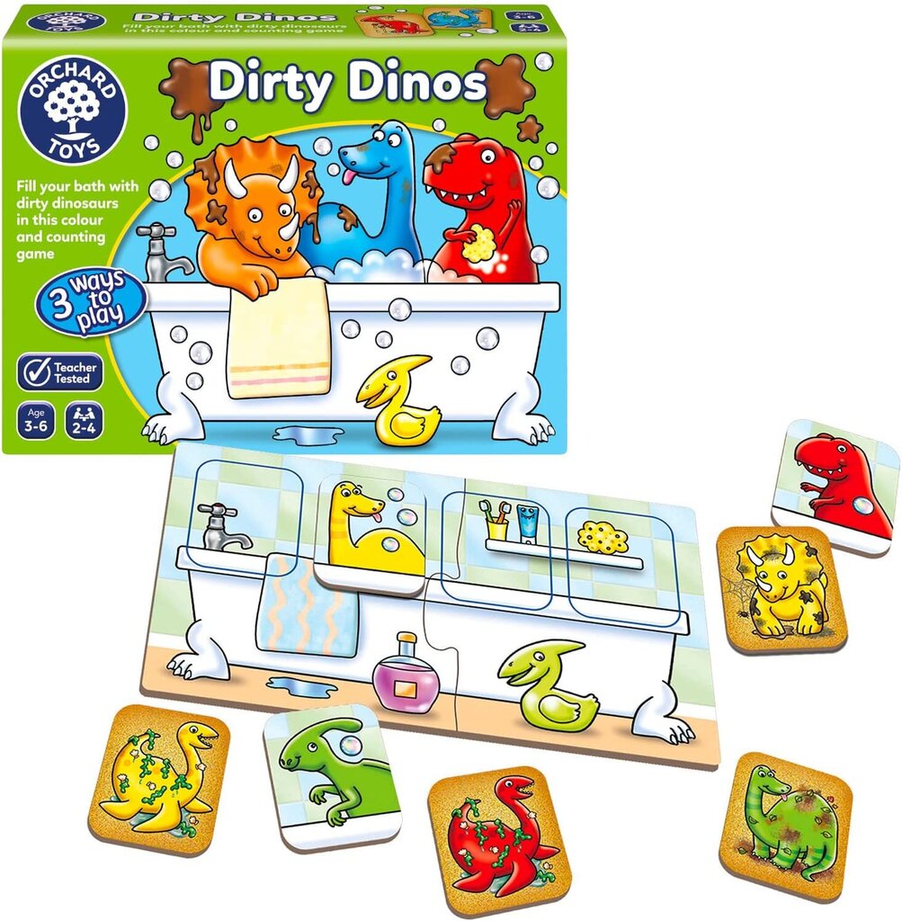 Žaidimas vaikams Purvini dinozaurai, EN kaina ir informacija | Stalo žaidimai, galvosūkiai | pigu.lt