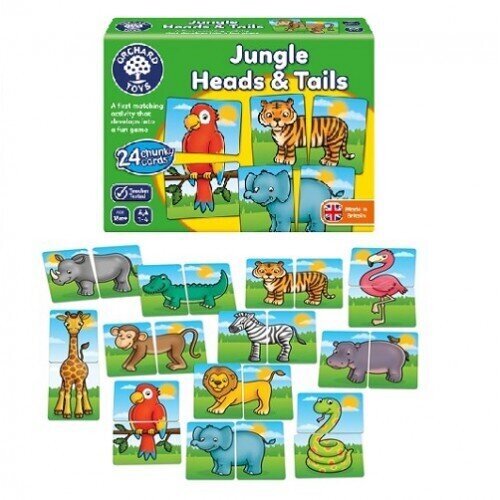 Žaidimas vaikams Džiunglės: galvos ir uodegos, EN цена и информация | Stalo žaidimai, galvosūkiai | pigu.lt