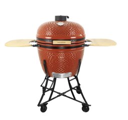 Kamado Nordgarden XXL su priedais 26" raudona kaina ir informacija | Kamado Nordgarden Sportas, laisvalaikis, turizmas | pigu.lt