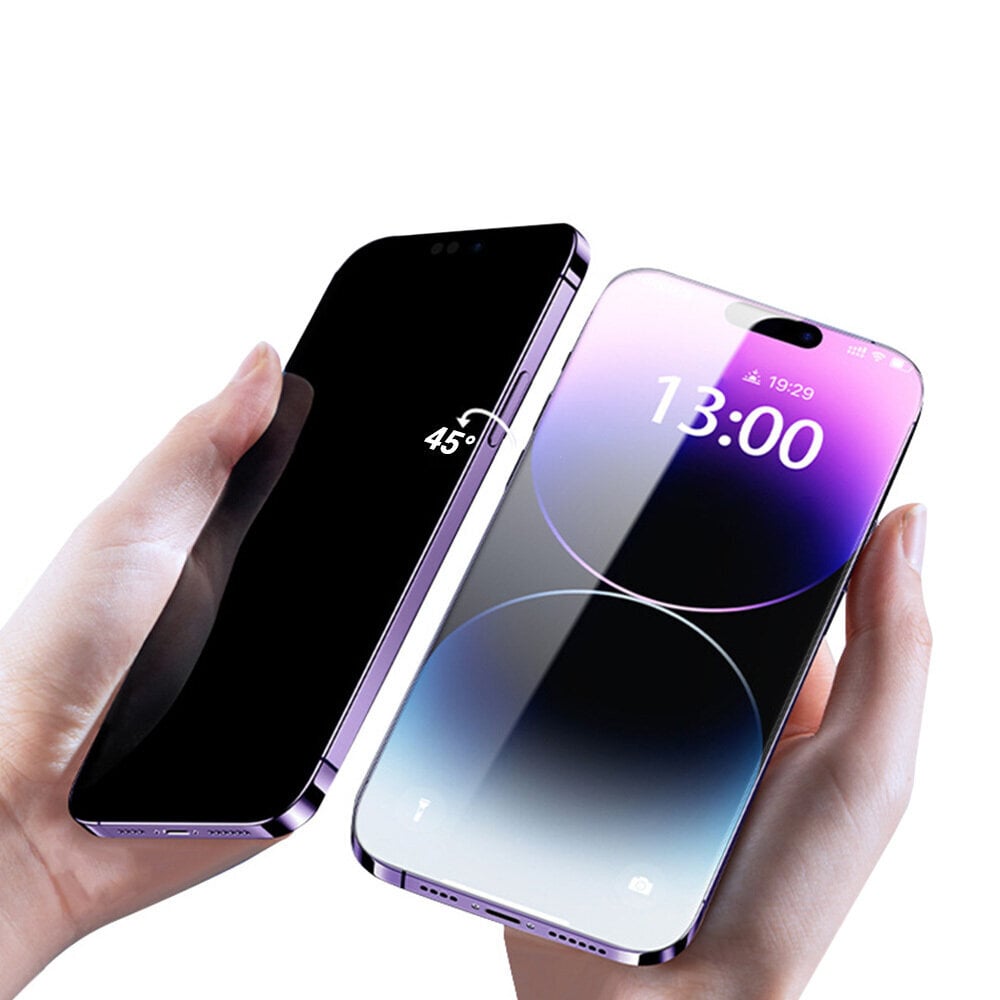 Apsauginis stiklas Privacy Glass Samsung Galaxy S22 Ultra kaina ir informacija | Apsauginės plėvelės telefonams | pigu.lt