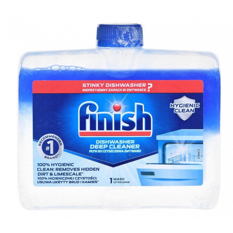 Finish Cleaner indaplovių nuosėdų valiklis, 250ml x 12 vnt. kaina ir informacija | Indų plovimo priemonės | pigu.lt