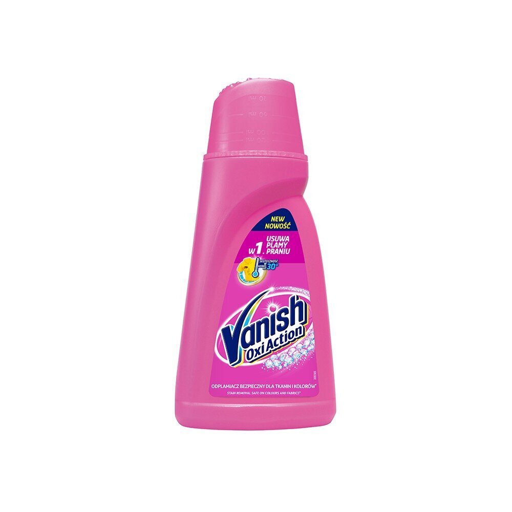 Vanish Oxi Action Gel gelis dėmėms šalinti, 1 l x 12 vnt. kaina ir informacija | Skalbimo priemonės | pigu.lt