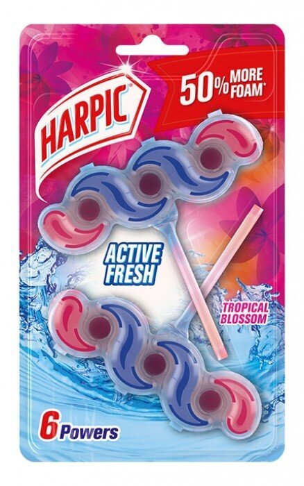 Harpic Fresh Tropical Blossom unitazų muiliukas, 12x35 g kaina ir informacija | Valikliai | pigu.lt