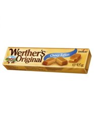 Irisiniai saldainiai Werther's Toffees, 45 g x 24 vnt. kaina ir informacija | Saldumynai | pigu.lt