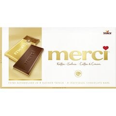 Šokoladas Merci Coffee & Cream, 15 x 100g kaina ir informacija | Saldumynai | pigu.lt