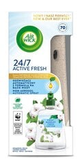 Air Wick A'Fresh oro gaiviklis su prietaisu Fresh Cotton, 2 vnt. kaina ir informacija | Oro gaivikliai | pigu.lt