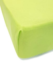 Однотонная простынь на резинке Daily Apple Green, 140x200x20 см цена и информация | Простыни | pigu.lt