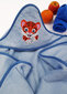 Vaikiškas rankšluostis su gobtuvu Tiger, mėlynas kaina ir informacija | Maudynių priemonės | pigu.lt