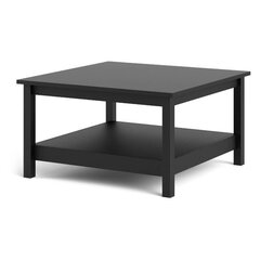 Кофейный столик Aatrium Mdrid, 81x81x45 см, черный цена и информация | Журнальные столики | pigu.lt