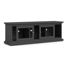 TV staliukas Aatrium, 149,5x42x51 cm, juodas kaina ir informacija | TV staliukai | pigu.lt