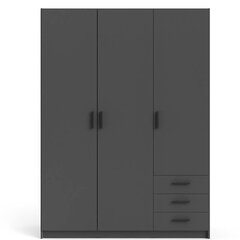 Шкаф Aatrium Sprint, 147х50х200 см, серый цена и информация | Шкафы | pigu.lt