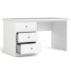 Письменный стол Aatrium, 130x61x74 см, белый цена и информация | Компьютерные, письменные столы | pigu.lt
