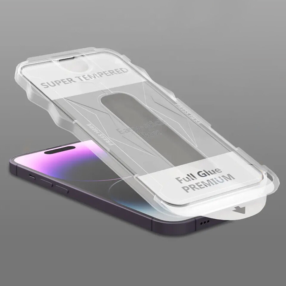 Apsauginis stiklas Easy Stick Box iPhone 11 Pro kaina ir informacija | Apsauginės plėvelės telefonams | pigu.lt