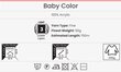 Mezgimo siūlai YarnArt Baby Color 50 g, spalva 208 kaina ir informacija | Mezgimui | pigu.lt