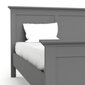 Dvigulė lova Aatrium Paris, 200x158x110 cm, pilka kaina ir informacija | Lovos | pigu.lt