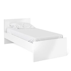 Односпальная кровать Aatrium, 196x96x80 см, белая цена и информация | Кровати | pigu.lt