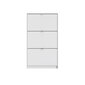 Batų lentyna Aatrium, 70x16x123 cm, balta kaina ir informacija | Batų spintelės, lentynos ir suolai | pigu.lt