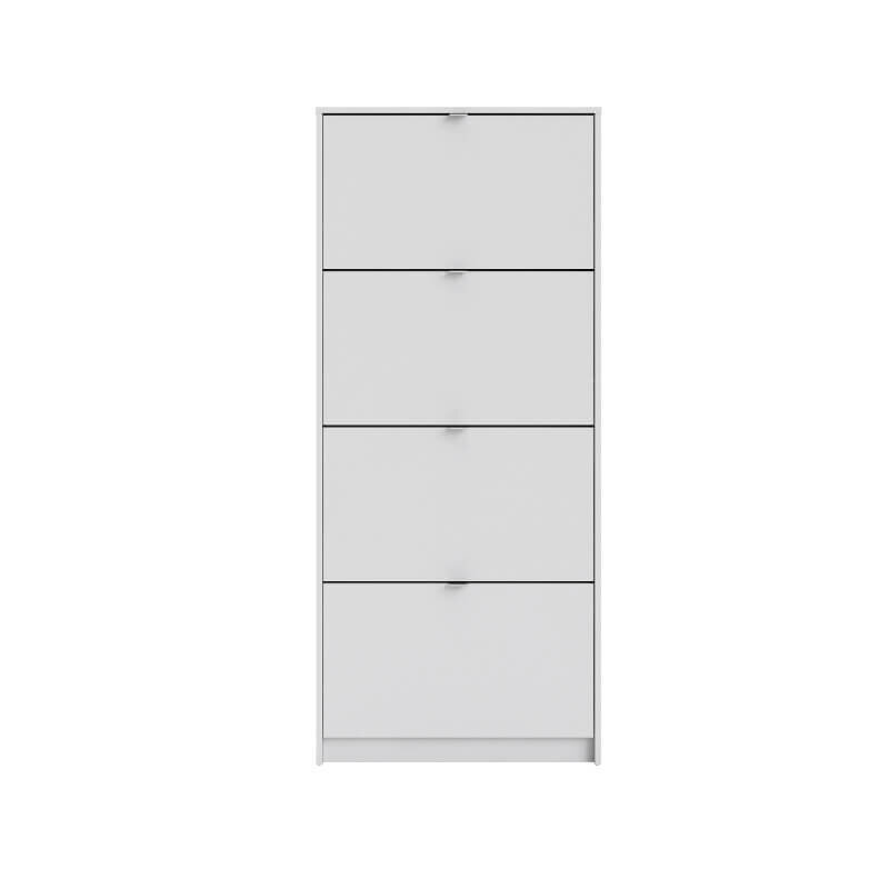 Batų lentyna Aatrium, 70x16x162 cm, balta kaina ir informacija | Batų spintelės, lentynos ir suolai | pigu.lt