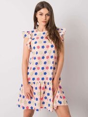 Женское персиковое платье больших размеров цена и информация | Платья | pigu.lt