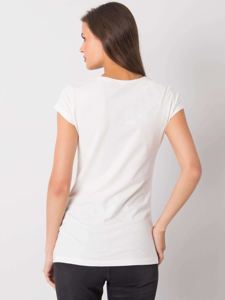 Marškinėliai moterims Ex Moda 2016102959687, balti kaina ir informacija | Marškinėliai moterims | pigu.lt