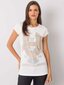 Marškinėliai moterims Ex Moda 2016102959687, balti kaina ir informacija | Marškinėliai moterims | pigu.lt
