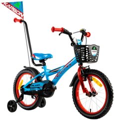 16" Велосипед Alvin Karbon2023, цвет: красный/синий (9607) цена и информация | Велосипеды | pigu.lt