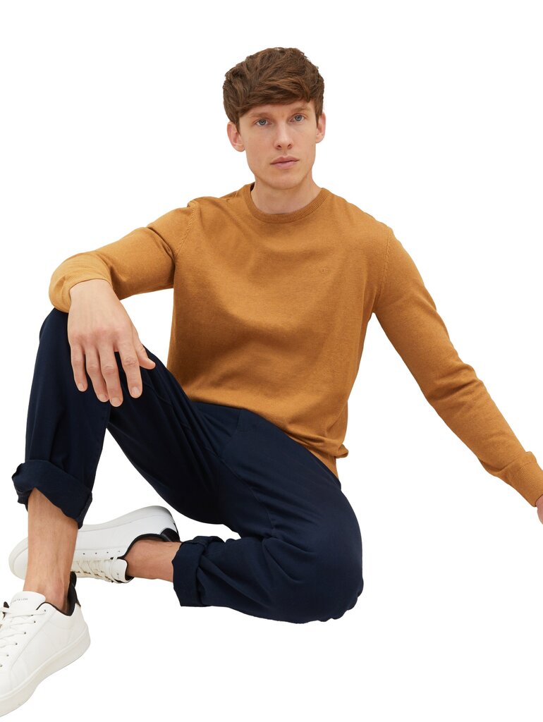 Tom Tailor vyriškas megztinis, garstyčių geltona kaina ir informacija | Megztiniai vyrams | pigu.lt