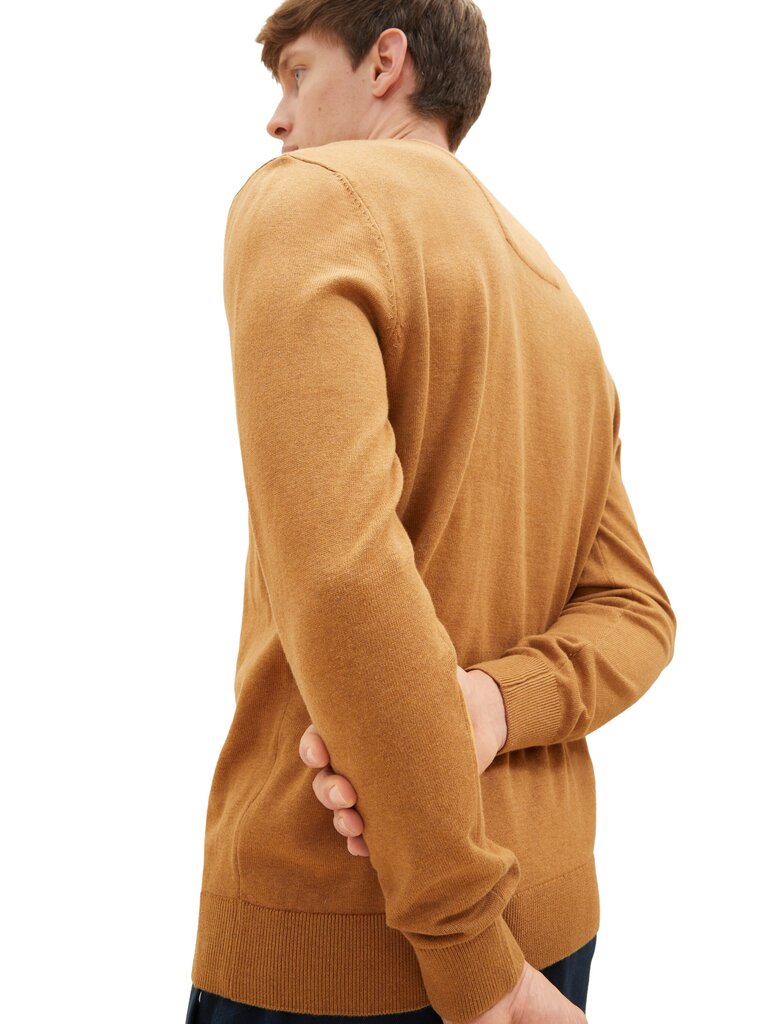 Tom Tailor vyriškas megztinis, garstyčių geltona kaina ir informacija | Megztiniai vyrams | pigu.lt