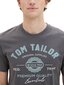 Tom Tailor vyriški marškinėliai, tamsiai pilki цена и информация | Vyriški marškinėliai | pigu.lt