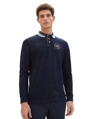 Tom Tailor мужская рубашка-поло с длинным рукавом, темно-синий цвет цена и информация | Мужские футболки | pigu.lt