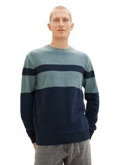 Tom Tailor vyriškas megztinis, šviesiai mėlyna-tamsiai mėlyna kaina ir informacija | Megztiniai vyrams | pigu.lt