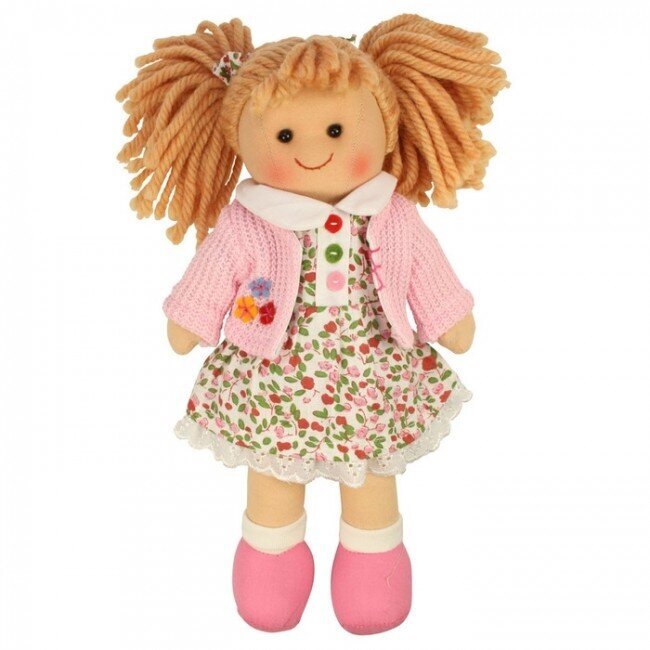 Minkšta lėlė Poppy, 28 cm kaina ir informacija | Žaislai mergaitėms | pigu.lt