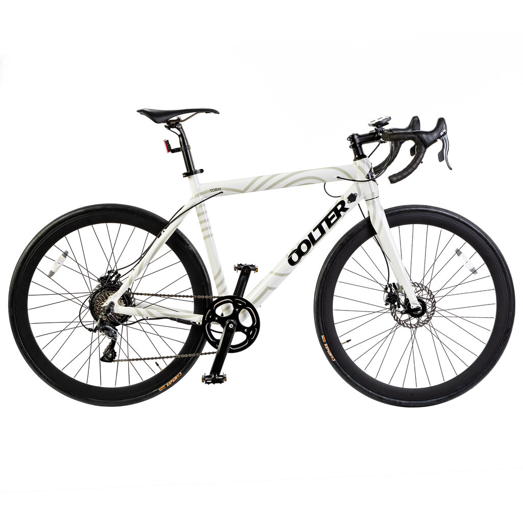 Elektrinis dviratis Oolter Torm S, L dydis, baltas kaina ir informacija | Elektriniai dviračiai | pigu.lt