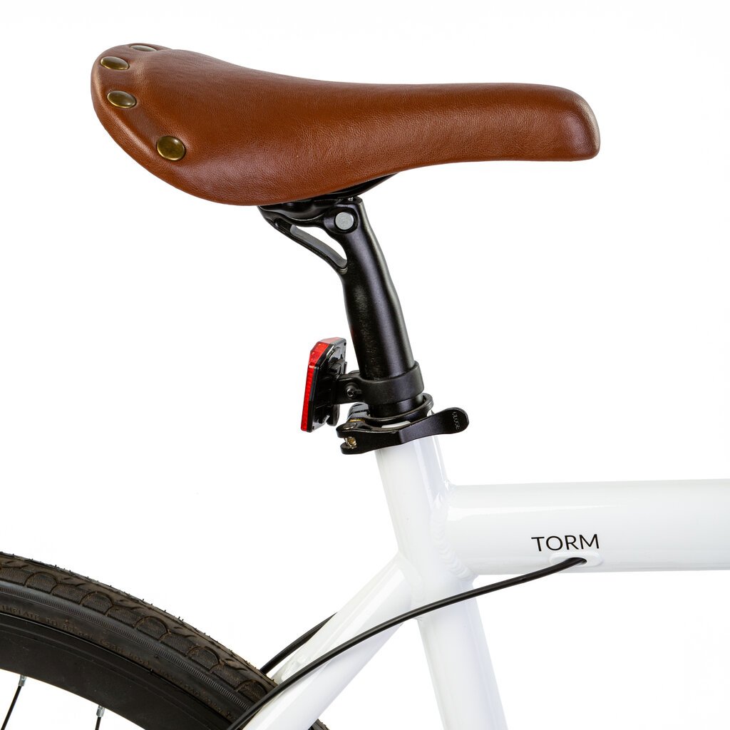 Elektrinis dviratis Oolter Torm, M dydis, baltas цена и информация | Elektriniai dviračiai | pigu.lt