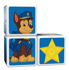 kaladėlės Paw Patrol (Šunyčiai Patruliai) Chase policijos sunkvežimis, 5 d. цена и информация | Конструкторы и кубики | pigu.lt