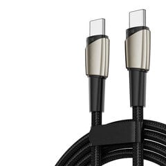 Кабель TOOCKI USB C -> USB C PD 140W 5A 1.0 м, кабель для быстрой зарядки данн цена и информация | Кабели для телефонов | pigu.lt