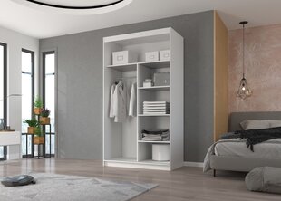 Шкаф ADRK Furniture Esti 120, черный цена и информация | Шкафы | pigu.lt
