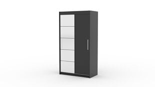 Шкаф ADRK Furniture Esti 120, черный цена и информация | Шкафы | pigu.lt