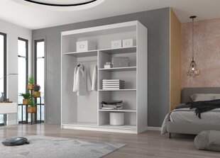 Шкаф ADRK Furniture Esti 180, серый цена и информация | Шкафы | pigu.lt