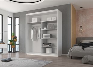 Spinta ADRK Furniture Esti 180, juoda kaina ir informacija | Spintos | pigu.lt